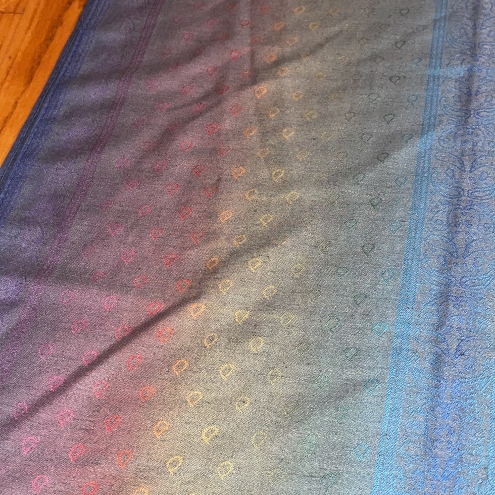 NWOT Pashmina (100% Pashmina) shawl / wrap / scarf - Picture 7 of 7